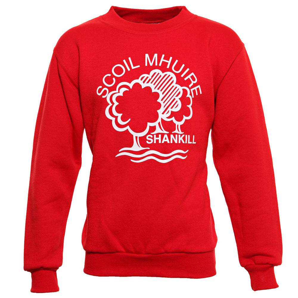 Scoil Mhuire Sweatshirt Red (Junior - 2nd Class)