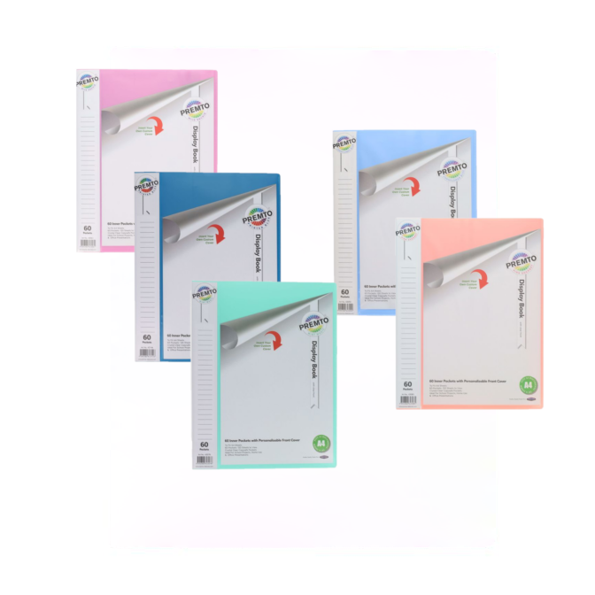 Premto A4 60 Pocket Display Book Cdu