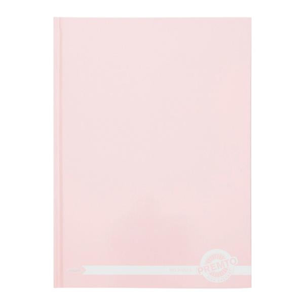 Premto Pastel A4 160pg Hardcover Notebook - Pink Sherbet