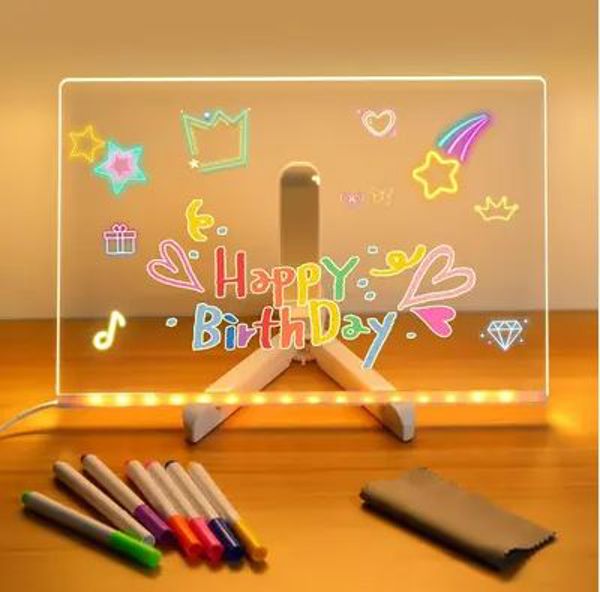 Concept Acrylic LED Notice Board 200x300mm