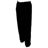 Black Cuffed Polycotton Tracksuit Bottom