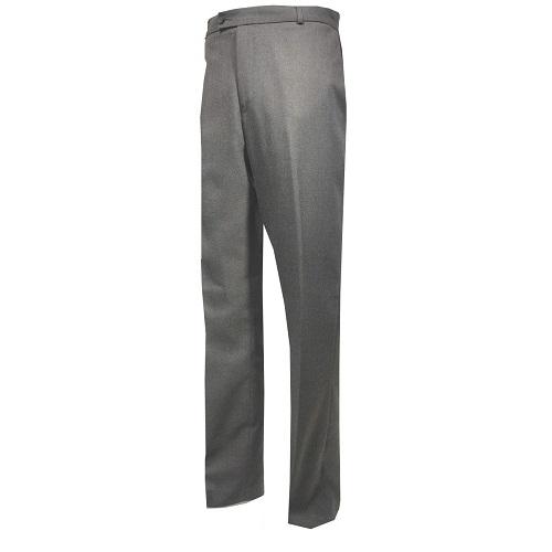 Grey Boys Senior Trousers (Slim Fit)