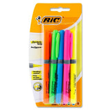 Bic Card Grip Highlighter Pens