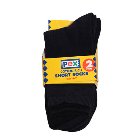 Navy School Socks (Boys)  2 Pack