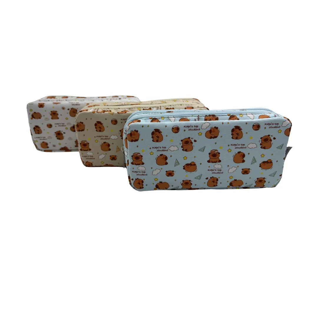 Double Pencil Case - Assorted (Bright)