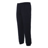 Navy Cuffed Polycotton Tracksuit Bottom (101)