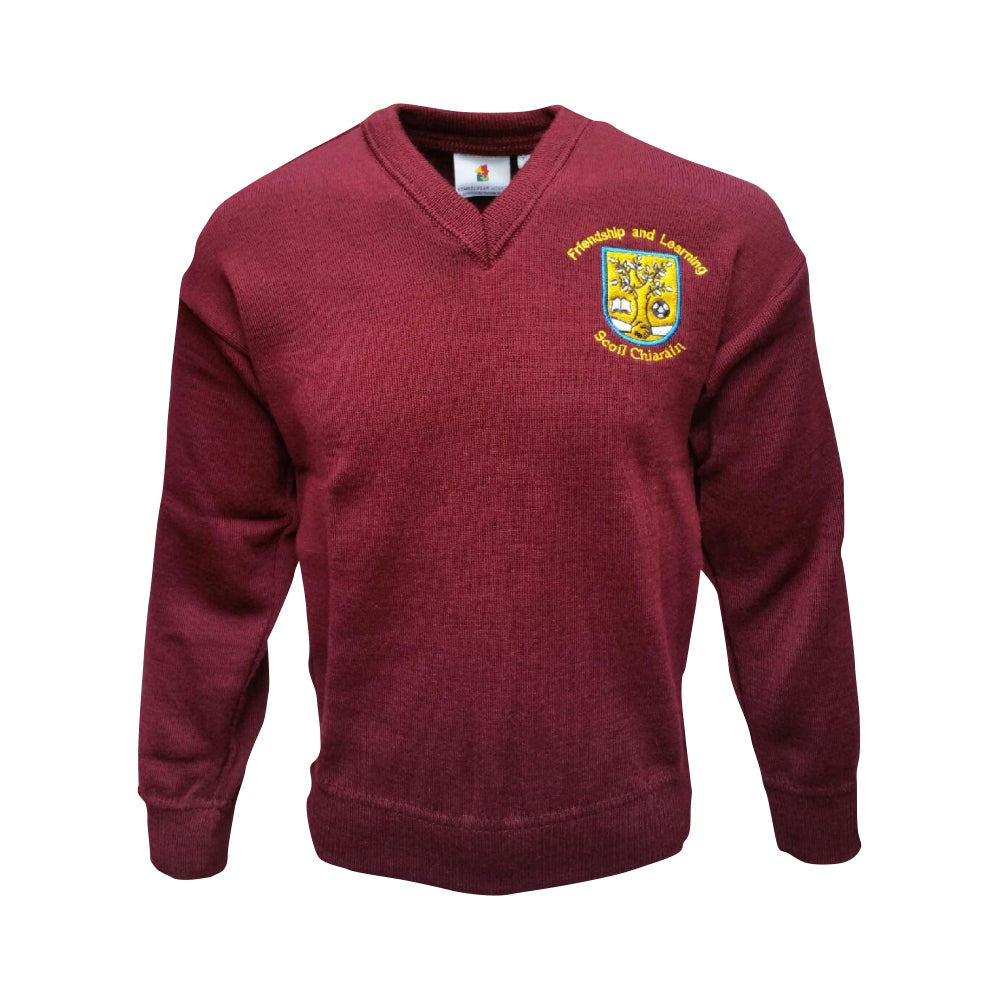 Scoil Chiarain Glasnevin Wine Jumper (PP5-SC3)