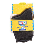 Charcoal School Socks (Boys)  2 Pack