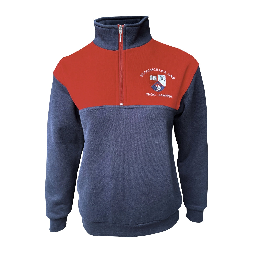 St Colmcilles Senior NS Tracksuit Top - Half Zip