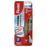 Pentel Pkt2 Whiteboard Markers - Black