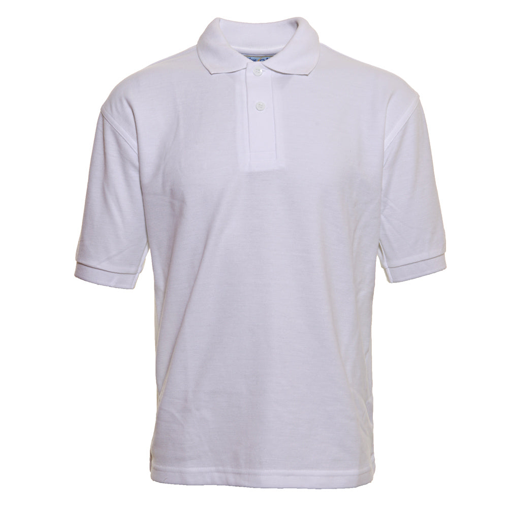 White Short Sleeve Polo Shirt (Penthouse)