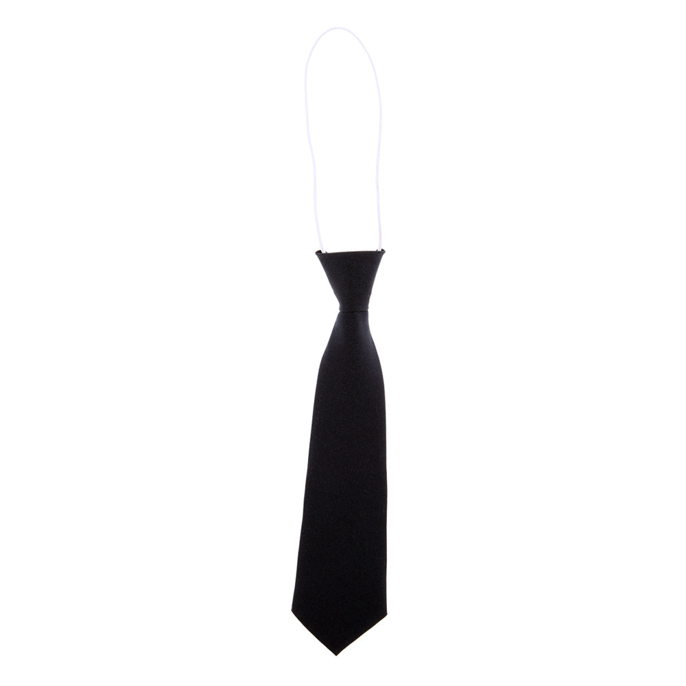 Navy School Tie (Elastic/Regular)